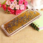 Wholesale iPhone SE (2020) / 8 / 7 Glitter Shake Star Dust Clear Case (Champagne Gold)